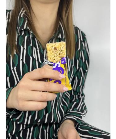 Matti Bars of cereal mugley with a banana and chocolate 4 pcs - Buy Online on GoSupps.com