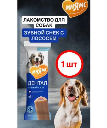 Mnyams Dental's delicacy for dogs "dental snack" with salmon 95g