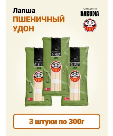 Kaneshiro Lapsha Wheat Udon Daruma 3 pcs
