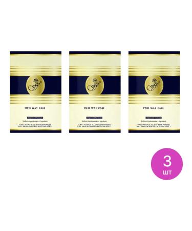 ffleur Fleur Facial Powder Two Way Cake 2B1 tone No. 8 10.77g 3 pcs