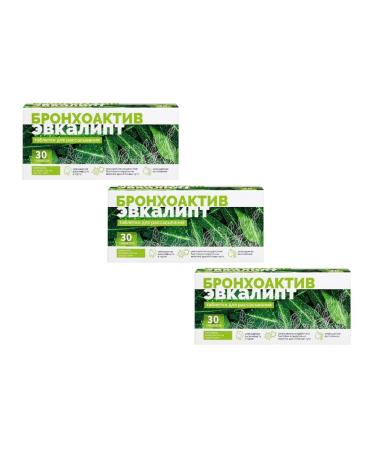 Bronchoactive Eucalyptus 30 tablets 3 pcs