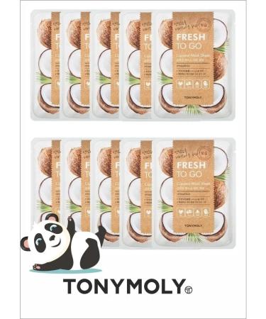 Tony Moly Fabric face masks Korean 10 pcs - Buy Online on GoSupps.com