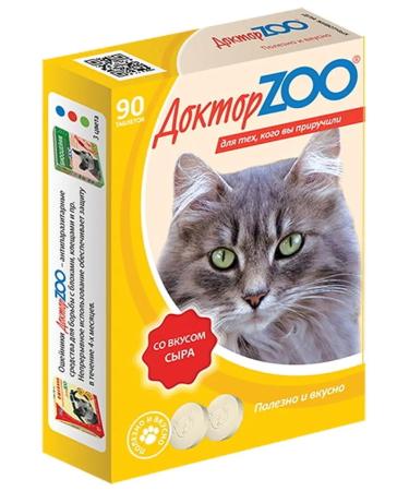 DoctorZOO Vitamins for cats cheese - Buy Online on GoSupps.com