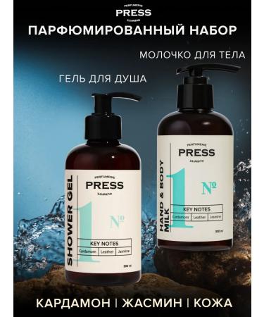 PRESS GURWITZ PERFUMERIE Shower gel and body milk No. 1 cosmetic set