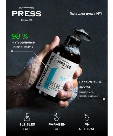 PRESS GURWITZ PERFUMERIE Shower gel and body milk No. 1 cosmetic set - Buy Online on GoSupps.com