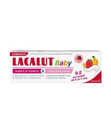 LACALUT Toothpaste 0-2 protection against caries and enamel strengthening 65 grams - Buy Online on GoSupps.com