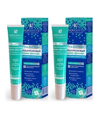 Novosvit Hyaluronic cream filler for the skin around the eyes 20 ml 2 pcs