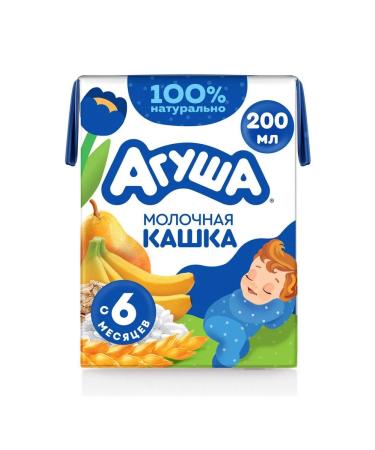 Porridge milk Agusha fall asleep with grunts pear banana 2 7%