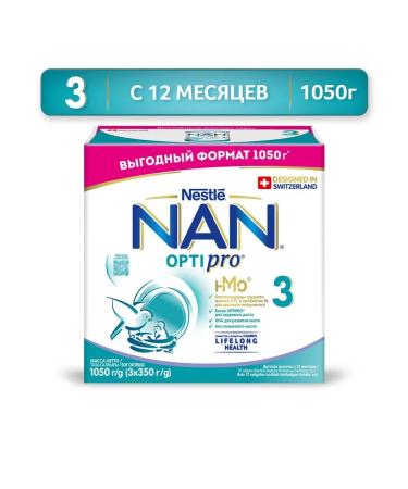 Milk mixture NAN-3 OPTIPRO from 12 months 1050g