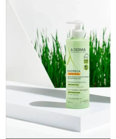 ADERMA Exomega Control gel 2 in 1 body and hair 500 ml - Buy Online on GoSupps.com