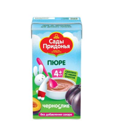 Puree fruit gardens of Prudony prunes from 4 months 125g