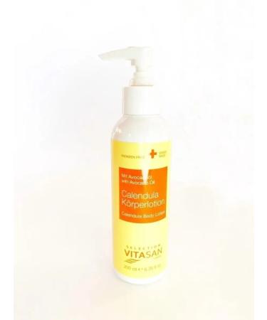 Natural emulsion of calendula plus avocado 200 ml Vivasan - Buy Online on GoSupps.com