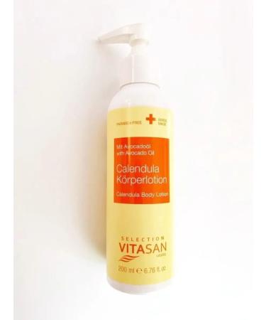 Natural emulsion of calendula plus avocado 200 ml Vivasan - Buy Online on GoSupps.com
