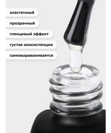 SILVER Rubbing glossy top for gel varnish transparent rubber - Buy Online on GoSupps.com