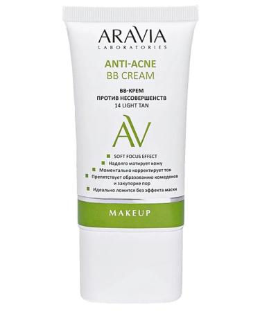 ARAVIA Light Tan Anti-Acne BB Cream Tone 14 BB-core for the face 50 ml