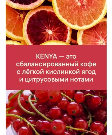 MACBUSH Kenya's coffee 1 kg arabica 100% - Buy Online on GoSupps.com