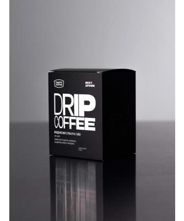 TASTY COFFEE Drip Coffee Indonesia Sumatra Gayo 10 pcs. 11.5 g - Buy Online on GoSupps.com