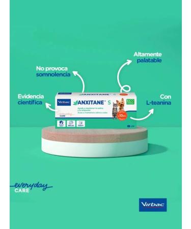 Virbac Anxitane S Calm -up additive for dogs and cats  - Buy Online on GoSupps.com