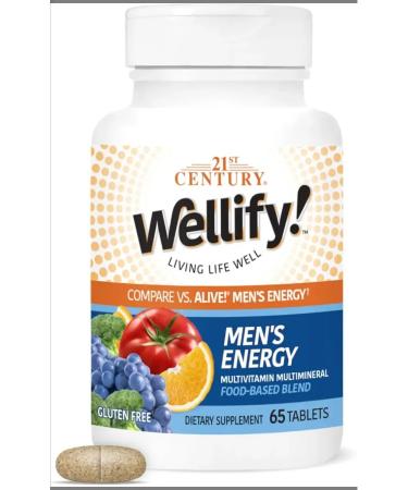 21st Century Wellify Mens Energy 65 Tablets (Male Complex)
