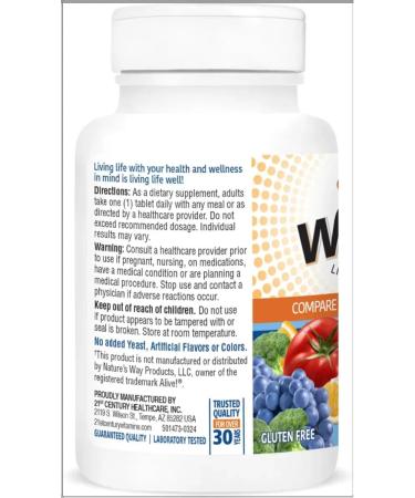 21st Century Wellify Mens Energy 65 Tablets (Male Complex) - Buy Online on GoSupps.com
