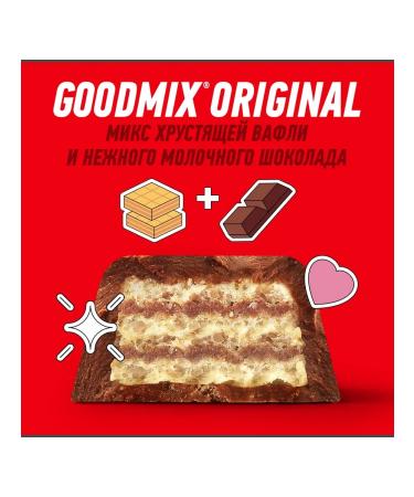 GoodMix Chocolate bar with crispy waffles 40g 35 pcs - Buy Online on GoSupps.com