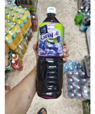 Moonberry Munberry drink with pieces of aloe with the taste of grapes 1.5l - Buy Online on GoSupps.com