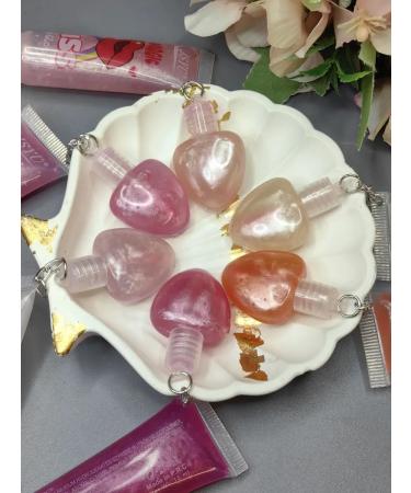 Cosmetics Lip gloss with a bean 6 pcs - Buy Online on GoSupps.com