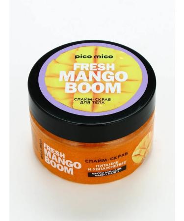 Pico Mico Fresh Mango Boom Body Scrub Slime power and moisturizing - Buy Online on GoSupps.com
