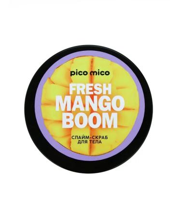 Pico Mico Fresh Mango Boom Body Scrub Slime power and moisturizing - Buy Online on GoSupps.com