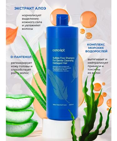 concept Professional hair shampoo Saluscapular 1000 ml - Buy Online on GoSupps.com