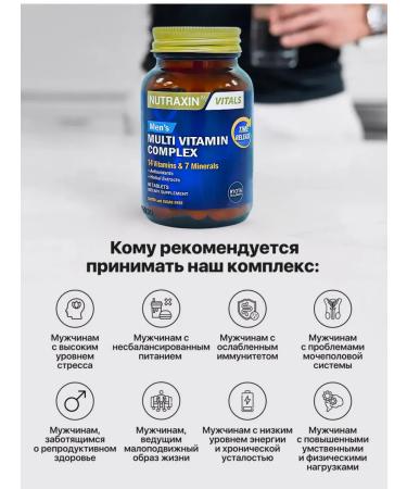 NUTRAXIN Multivitamin complex for women and men - Buy Online on GoSupps.com
