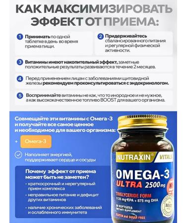 NUTRAXIN Multivitamin complex for women and men - Buy Online on GoSupps.com