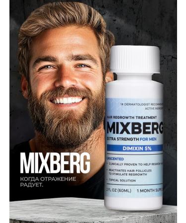 Mixberg Mono for growth and against hair loss 5% 4 bottles - Buy Online on GoSupps.com