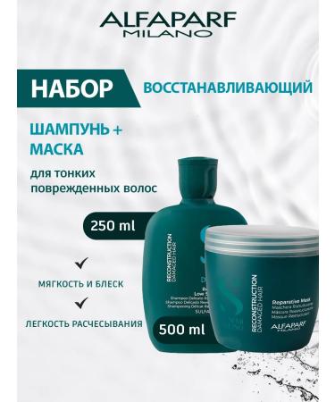 Alfaparf Milano Recovery set for damaged hair