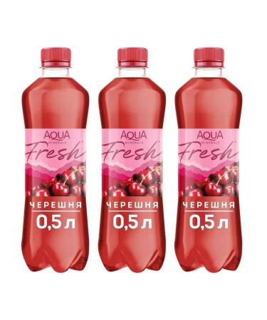AQUA MINERALE Carbonated drink Fresh cherries 3 pcs 500 ml