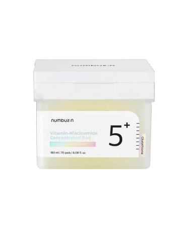 Numbuzin Toner Peda No.5 Vitamin Niacinamide Concentrated Pad 70 pcs