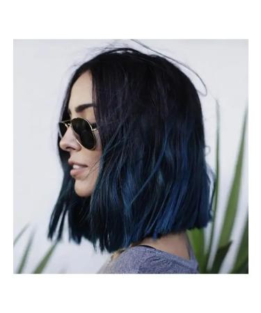 Anthocyanin Dark blue hair dye B01 Blue Black 230 ml with a brush - Buy Online on GoSupps.com