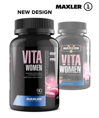 Vitawomen Vitamins complex for women Maxler 90 tablets - Buy Online on GoSupps.com