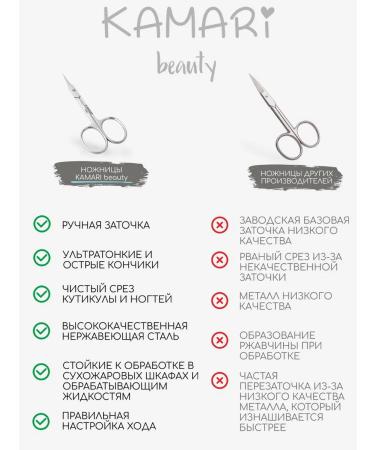 KAMARI Beauty Manicure scissors for cuticle Professional - Buy Online on GoSupps.com