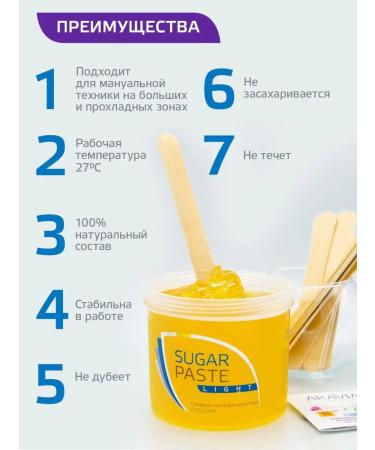 ARAVIA Professional Sugar paste for Shugarnig is light " 750 g - Buy Online on GoSupps.com
