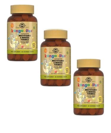 Solgar Inc Complex formula of multi -vitamins and minerals for children 3UP