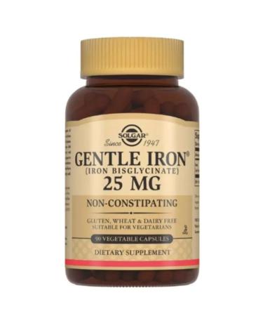 Solgar Inc Easily accessible iron Gentle Iron 90 capsules 3UP - Buy Online on GoSupps.com