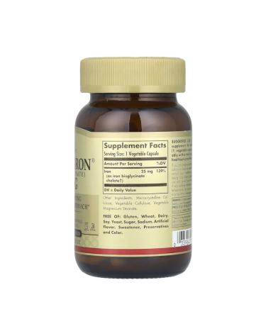 Solgar Inc Easily accessible iron Gentle Iron 90 Capsules 2Up - Buy Online on GoSupps.com