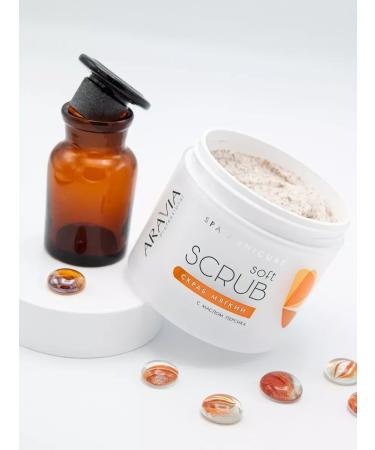 ARAVIA professional Soft scrub with hand peach oil 300 ml - Buy Online on GoSupps.com