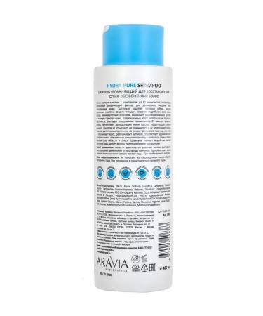 ARAVIA professional Hydra pure dry hair shampoo 400 ml - Buy Online on GoSupps.com