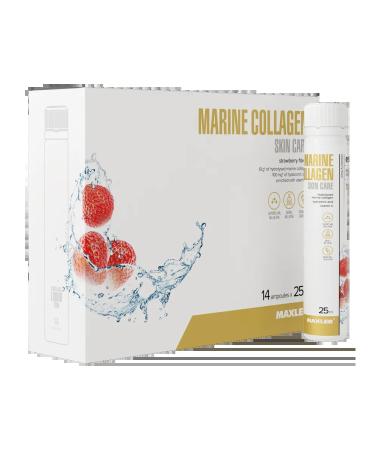 maxler Marine Collagen 14x25ml Strawberry Marine Collagen