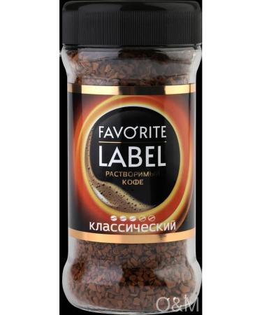 Soluble coffee Favorite Label