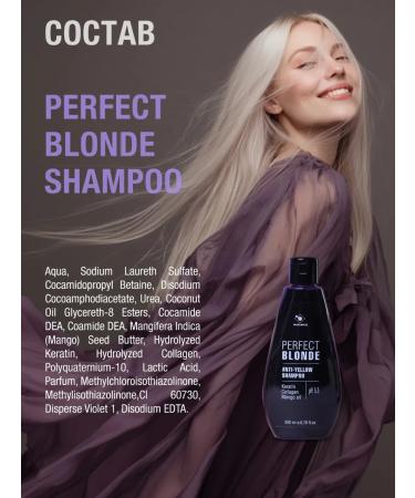 NANO BRAZIL Tint shampoo and mask for blondes from yellowness of hair - Buy Online on GoSupps.com