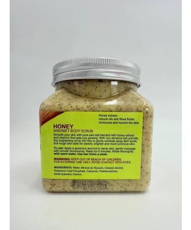 Pineapple Honey scrub for a body with sea salt 350 ml - Buy Online on GoSupps.com