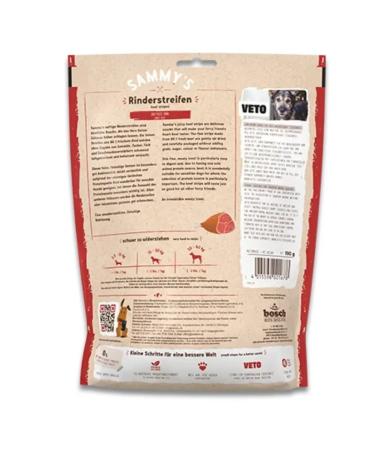 Bosch Petfood Sammy's Beef Strips Dogs Beef 190 - Buy Online on GoSupps.com